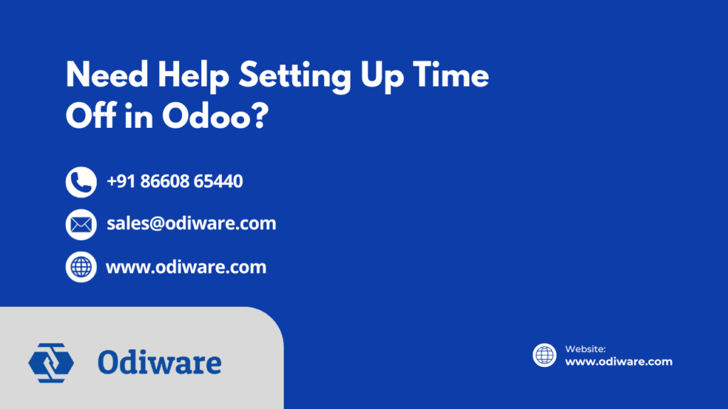 Need Help Setting Up Time Off in Odoo?