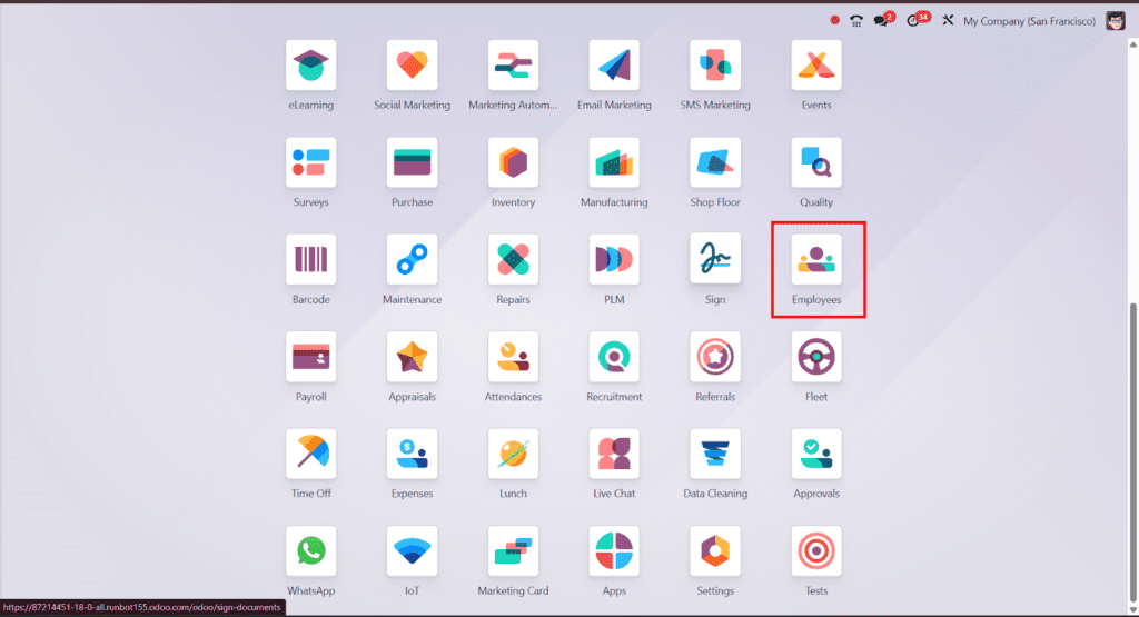 Steps to Configure Departments in Odoo 18