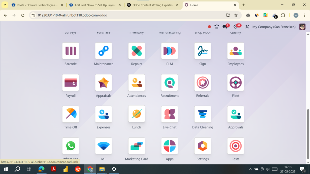 Odoo Salary Rules Configuration