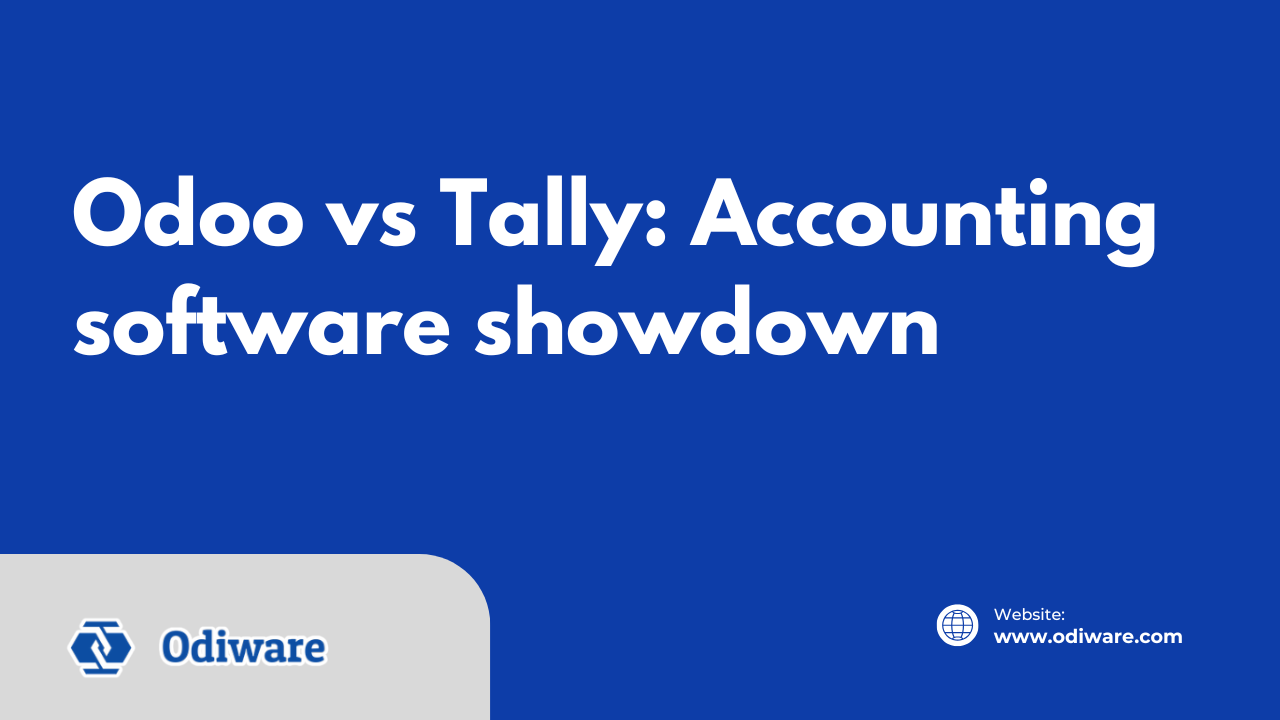 Odoo vs Tally: Which Should You Pick