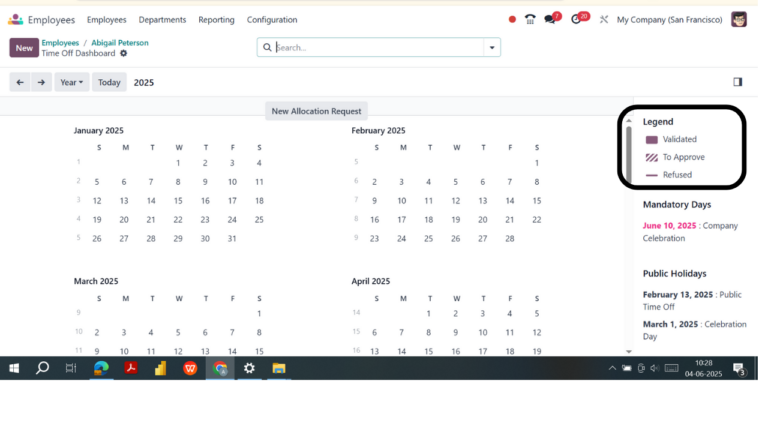How to Apply for Leave (Time Off) in Odoo HRMS - Odiware Technologies