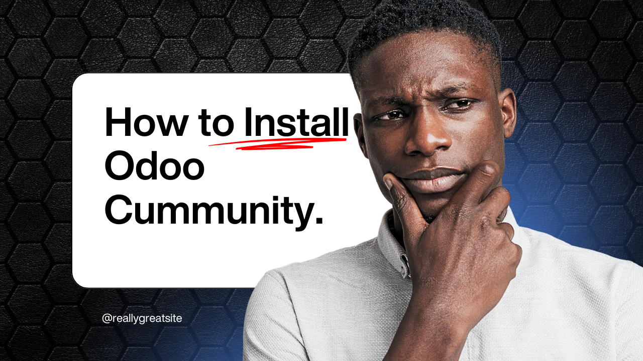 how to install odoo community edition